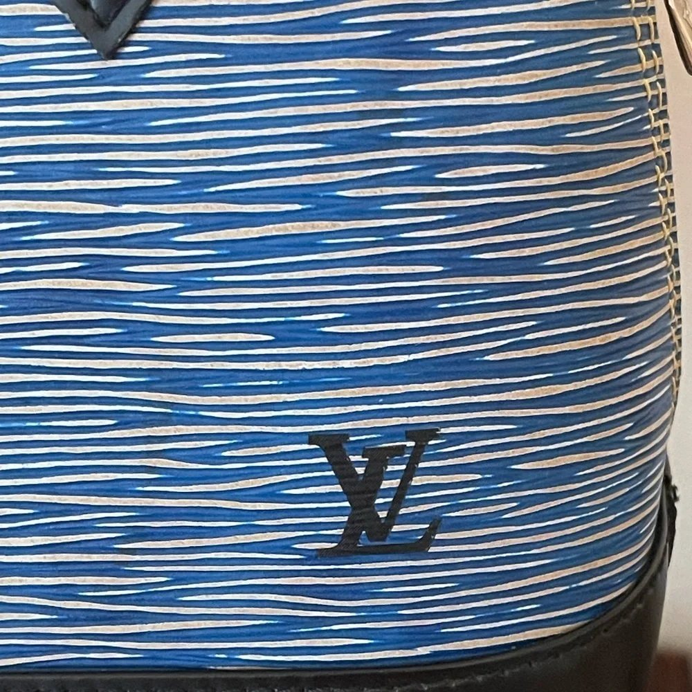 Louis Vuitton Epi Denim Alma BB Satchel